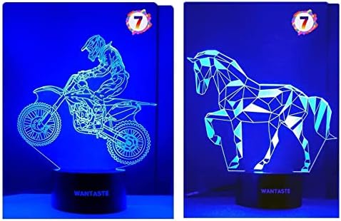 WANTASTE 3D Motocross Lámpa Csomag Ló Lámpa