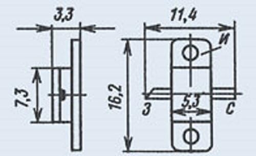 S. U. R. & R Eszközök 3P910A-2 analóg FLC15 tranzisztor szilícium-SZOVJETUNIÓ 1 db