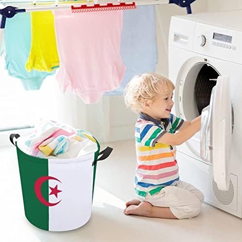 Algéria Zászló Szennyes Kosár Összecsukható Szennyesben Ruhát, Táskát tárolóban együtt Kezeli az Otthoni Hotel