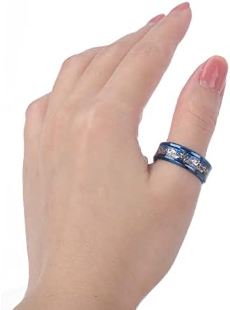 2023 Új Női Gyűrű Divat Intarziás Gyémánt Gyűrű Személyiség Női Gyűrű Ékszer Eljegyzési Gyűrű Croissant Gyűrűk (Kék, 11)