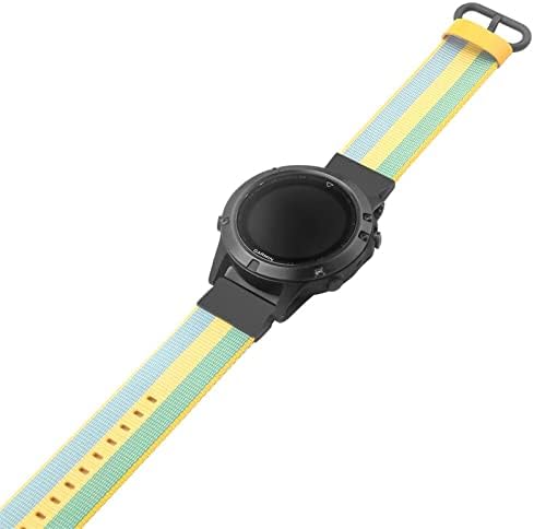 BANDKIT 22mm Nylon Watchband A Garmin Fenix 6 6X Pro Csuklópánt Heveder Fenix 5 5Plus 935 S60 Quatix5 gyorskioldó Smartwatch Tartozék