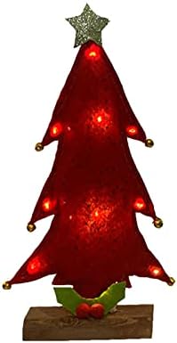 Karácsonyi Díszek Medál Asztali karácsonyfa Fényei Mini LED Kis karácsonyfa Postai Dísz