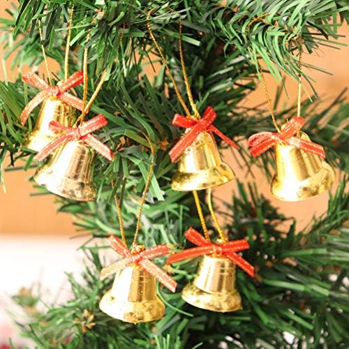 Abaodam 25Pcs Karácsonyi Jingle Bell Dekoratív Bell Meghatározott DIY, Hogy a Kiegészítők (Arany) Használnak, hogy Megünnepeljük