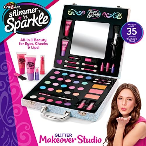 Shimmer 'n Szikrázó Csillogás Átalakítása Beauty Kit – All-in-One Szépség a Szem, az Arc, az Ajkak a 8 éves kor felett