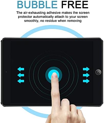【 2-PACK 】iPad 2 kijelző Védő fólia, Prémium Edzett Üveg Film [9H Keménység][karcálló][HD Clear] 6. generációs iPad kijelző védő