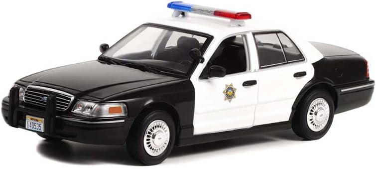 Greenlight 84162 Reno 911! - Hadnagy Jim Fityeg 1998-as Crown Victoria Police Interceptor - Reno Sheriff 1:24 Méretarány Fröccsöntött