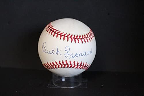 Buck Leonard Aláírt Baseball Autogramot Auto PSA/DNS AM48739 - Dedikált Baseball