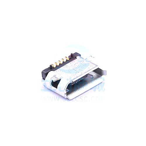 10 Db MICRO5SB Típusú Két-pin-Testület Oldalsó Oszlop pedig rövidebbet SMT USB Csatlakozó SMD Micro-B 920-D52A2021S10105