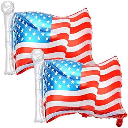 Mllxon 5db július 4-Lufi, Amerikai Zászló Lufi, Hazafias Párt Fólia Léggömb a Függetlenség Napja Fél Veteránok Napja Dekoráció