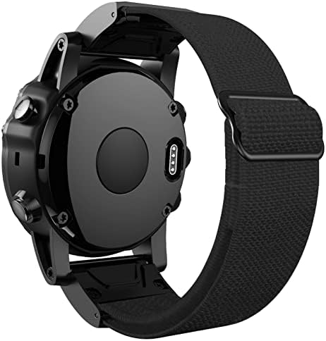 AMSH Quickfit Watchband Szíj, A Garmin Fenix 6 6X 5X Pro 5 Plusz 3HR 935 945 S60 Nylon Hurok 22 26mm Rugalmas Nézni Zenekar Fenix 7 7X