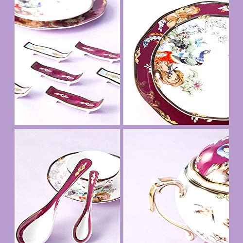TJLSS 68 Fashion Asztali Kínai porcelán, Kerámia Edényeket, Lemez, Esküvői Ajándékok Haza Klasszikus Étkészlet Kombinált Asztali