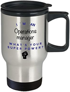 Operations Manager Utazási Bögre, én vagyok Az Operations Manager Mi a képessége? Vicces Karrier Bögrék, Ajándék Ötlet Férfiaknak,
