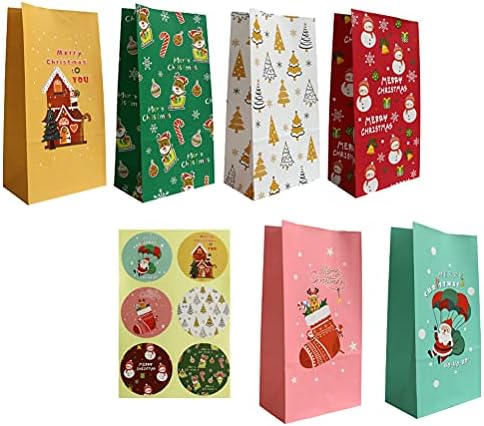 24 Szett, Candy Papír Csomagolás Tálcák Karácsonyi Édesség Csomagoló Dobozok (Vegyes Szín) lakberendezés Ünnepség