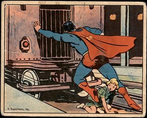 1940 Superman 15 Pánik a Metróban (Kártya) FAIR