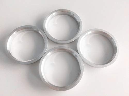 NB-AERO (4) AluminumHub Központú Gyűrűk 71.12 mm (Kerék), hogy 56.6 mm (Hub) | Hubcentric Középső Gyűrű 56.6 mm 71.12 MM