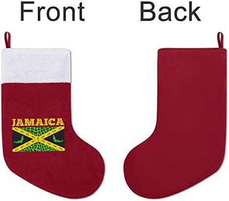 Zászló, Jamaica, Karácsonyi Harisnya, Zokni, Plüss Kandalló a karácsonyfa lakberendezés