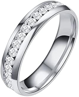Esküvő & Eljegyzési Gyűrű Matt Selyem Minta Intarziás Strasszos Gyűrű Alufelni Nők, Gyönyörű Gyűrű Divat
