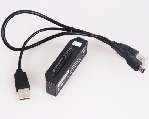WantMall Fekete USB-s Merevlemez adatátviteli Kábel, XBOX 360 Slim