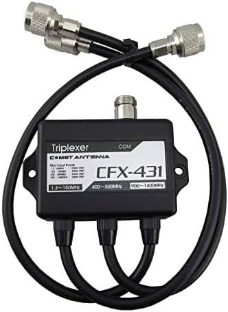 Üstökös CFX-431A Triplexer 1.3-150MHz,400-500-as, 900-1400MHZ