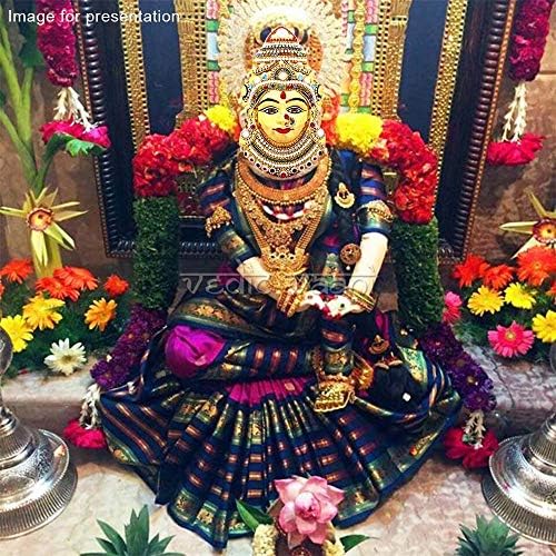 Védikus Vaani Varalakshmi Vrattam Amman Devi Laxmi Arc Pooja|Lakshmi Istennő Varalakshmi Vratam Arc|Varamaha Lakshmi Vratha Devi