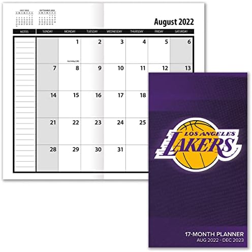 TURNER SPORT Los Angeles Lakers 2022-23 17 Hónapos Pocket Tervező (23998890596)