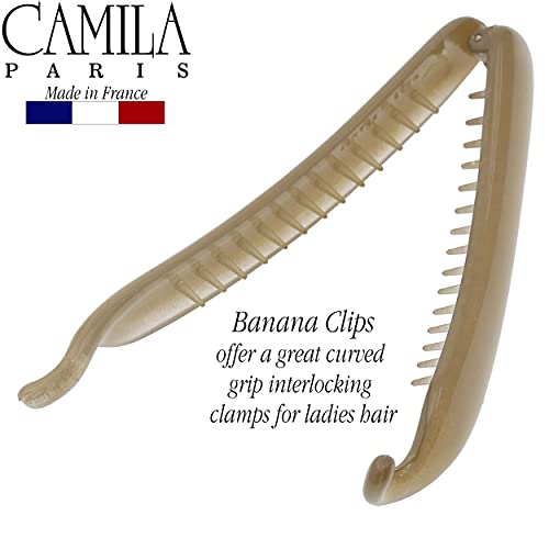 Camila Párizs CP3247 francia Haj Banán Perdöntő Klip, Klasszikus Lányok fejtetőre fésült frizura Rugalmas Lófarok Jogosultja, Csúszásmentes
