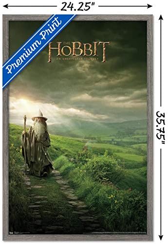 Trendek Nemzetközi A Hobbit: Váratlan Utazás - Egy Lapra Fali Poszter, 22.375 x 34, Barnwood Keretes Változat