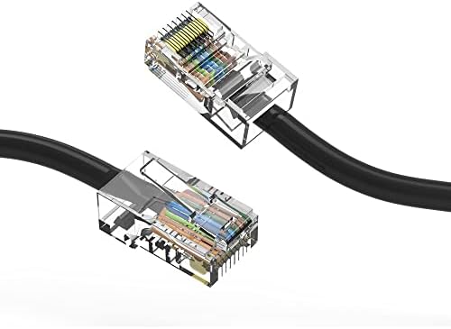 0.5 ft (0.2 M) Cat5e UTP Ethernet Hálózati Nem Indítható Kábel 24AWG 0.5 Méter (0.2 M) Gigabit LAN Hálózati Kábel RJ45 nagysebességű
