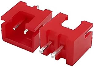 Az áramkör Kapcsolási Piros Nylon XH2.54 Pályán 2.54 mm 2 Tűs Férfi Dugó Egyenes Pin-kód Terminál Ház Csatlakozót A PCB/Automotive/Elektronikus