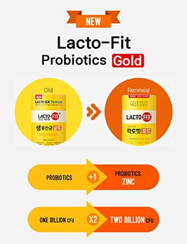 FARMER KIRÁLYNŐ [CKD] 2023 Új Lacto-Fit Probiotikumok Arany, 2g (50 Botok)