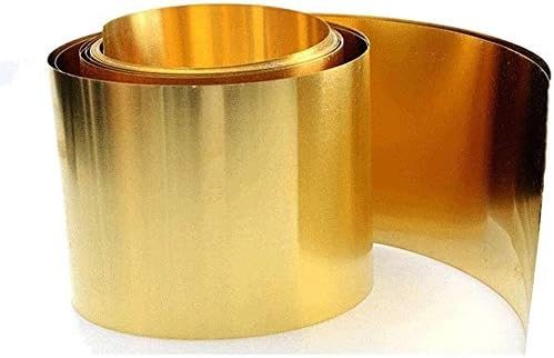 NIANXINN Brass Fém Vékony Lap, Lemez, Fólia, Tiszta Réz Lap (Méret : 0.01mmx100mm)
