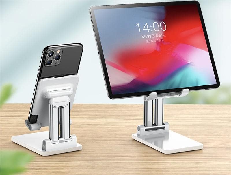 LADUMU Desk-top Támogatás Dupla Cső Zárójel Multi-Angle Beltéri Mobiltelefon tartó Ajándékok Könnyen használható, Hordozható Kis Állítható