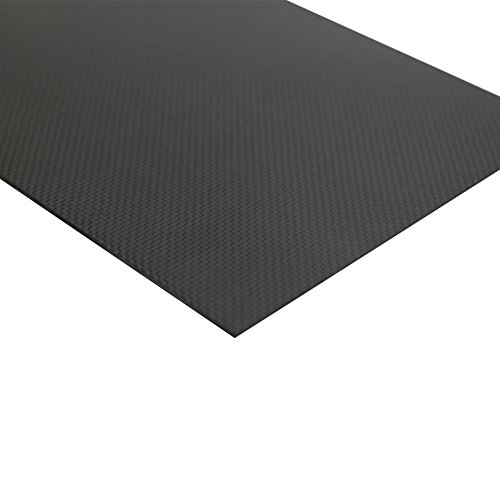SHINA 1db 1.5x200x300mm 3K - os Szén-Rost Lemez Panel Lap 1,5 mm Vastagságú Matt Felület