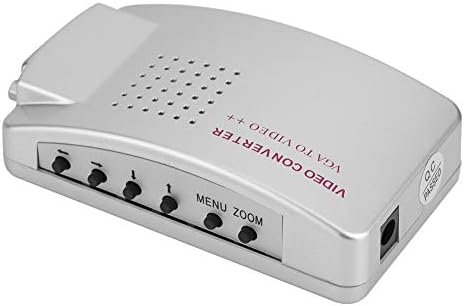 VGA-TV-RCA AV Jelet Adapter Átalakító Dobozt, PS/ 2, vagy USB-Port áramellátás, Támogatja a Kompozit Video, S-Video, RGB (Opcionális)