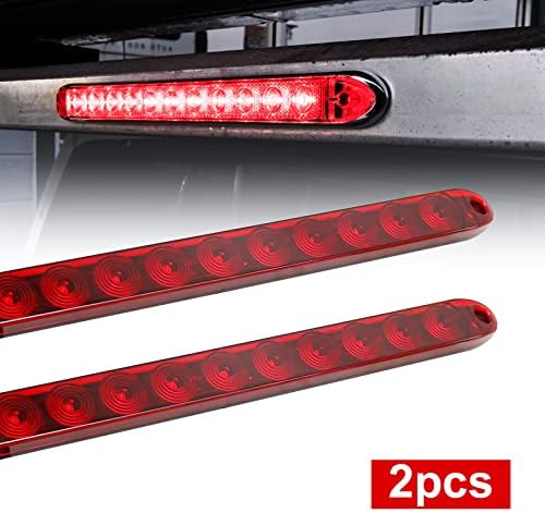 EATAKWARD 2 Csomag 11 LED Piros Pótkocsi Fék hátsó Lámpa, 16 - os LED-Bár Ne indexet, hátsó Lámpák Vízálló Fék Szalag Piros Fény Alkalmas
