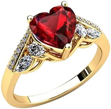 2023 Új Gyűrű 610 Gyűrű Ajándék Ékszer Nők Esküvői Alufelni Cirkon Méret Ujját Színes Gyűrűk Nyugodt Gyűrűk, Szorongás (Arany, 10)