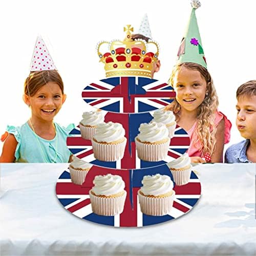 Károly király III Koronázási Party Dekoráció, Union Jack Asztali Készlet, Union Jack Party Kellékek, Union Jack Papír Poharak Tányérok Szalvéta