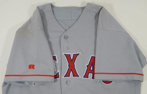 1995-99 Texas Rangers 13 Játék Használt Szürke Jersey DP08114 - Játék Használt MLB Mezek