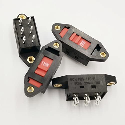 AC 110V-220V 6 Pin Terminálok DPDT VoltaSelector tolókapcsoló