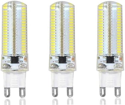 G9 LED Izzó Szabályozható 6W(Egyenértékű 60W Halogén Izzó Cseréje) hideg Fehér 6000K LED Szilikon Kukorica Lámpák, Csillár Mennyezeti