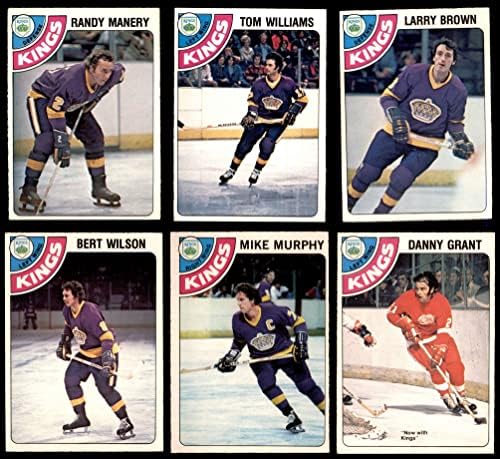 1978-79 O-Pee-Chee Los Angeles Kings Közelében Csapat készen áll a Los Angeles Kings-Hockey (Set) EX/MT Királyok-Hoki