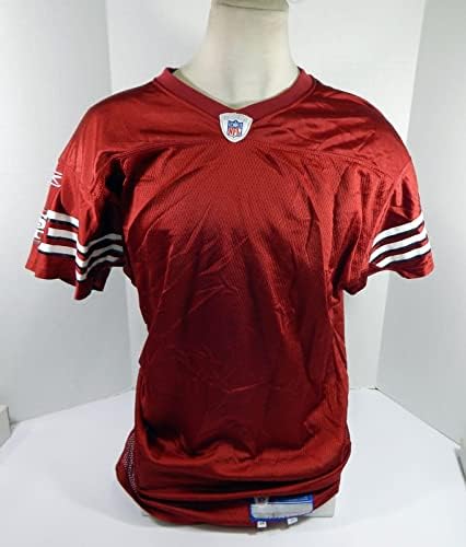 2004-ben a San Francisco 49ers Üres Játék Kiadott Piros Mez 44 DP34675 - Aláíratlan NFL Játék Használt Mezek