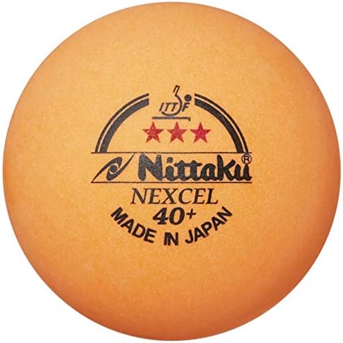 Nittaku NB-1150 pingpong Labda, Szín, 3 csillagos, a Nemzetközi Minősített Labdát, Csomag 3