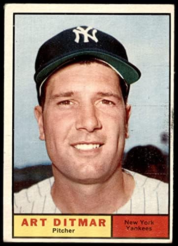 1961 Topps 510 Művészeti Ditmar New York Yankees (Baseball Kártya) VG Yankees