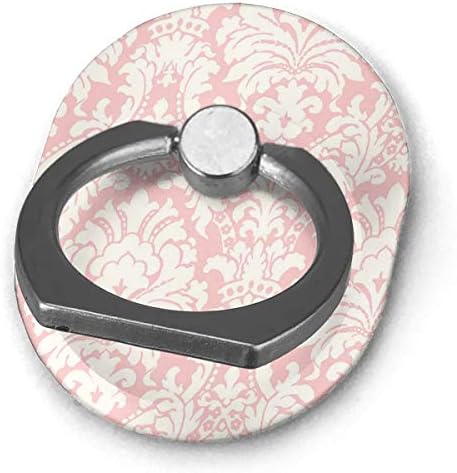 Gyűrű Jogosultja Egyszerű Rózsaszín Damaszt Gyűrű Telefon tulajdonosa Állítható, 360° - os Elforgatás fogantyú tartó IPad, Kindle, Telefon