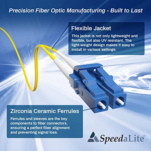 SpeedaLite UNC 1M Optikai Pigtail Singlemode 9/125 ST, hogy Nyissa meg A 12 Szál, 1 Méter, Unjacketed