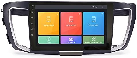 Android 10 Autoradio Autós Navigációs Sztereó Multimédia Lejátszó, GPS, Rádió, 2.5 D érintőképernyő forHonda Accord 2013-2019