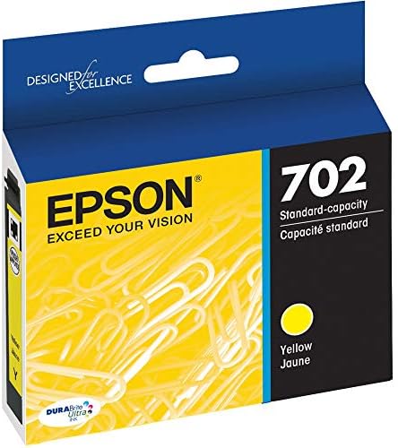 Epson T702 DURABrite Ultra Tinta Standard Kapacitás Szín Combo Pack & T702 DURABrite Ultra Tinta Normál Kapacitású Sárga Patron,