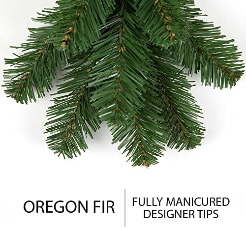 Piros Szánkó 30 Prelit Oregoni Fenyő Kereskedelmi Osztály Ünnepi Koszorúk, Meleg Fehér LED