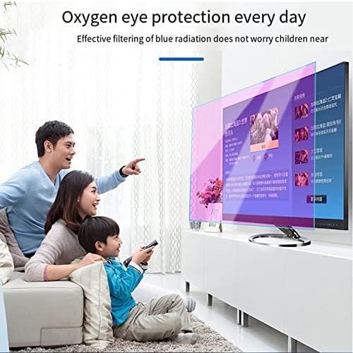 Anti Kék Fény 32-75 cm-es TV, képernyővédő fólia, Anti-UV/Tükröződésmentes/Anti-Semmiből Film Ultra-Tiszta Szűrő LCD, LED, OLED &
